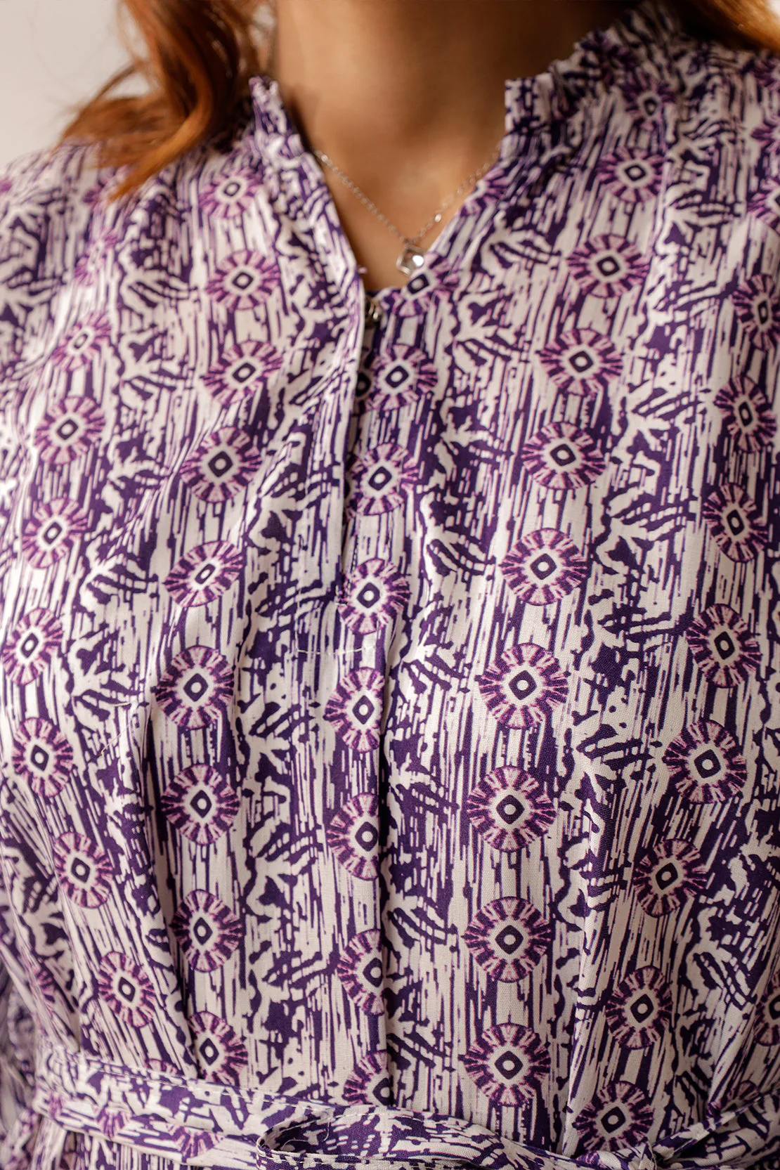 Printed Lawn Stitched Shirt - Image 6