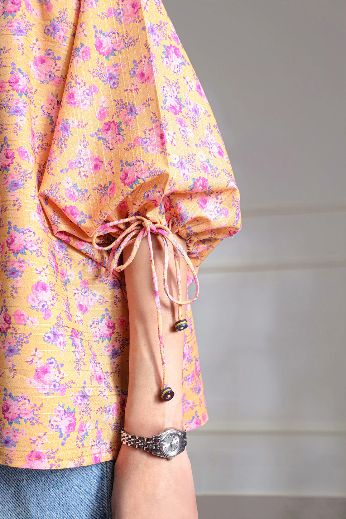Printed Lawn Stitched Shirt - Image 7