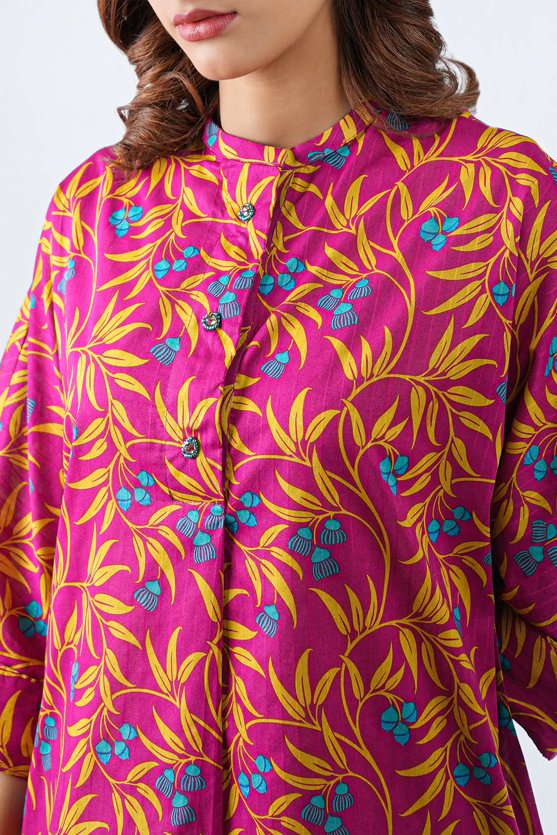 Printed Lawn Stitched Shirt - Image 3