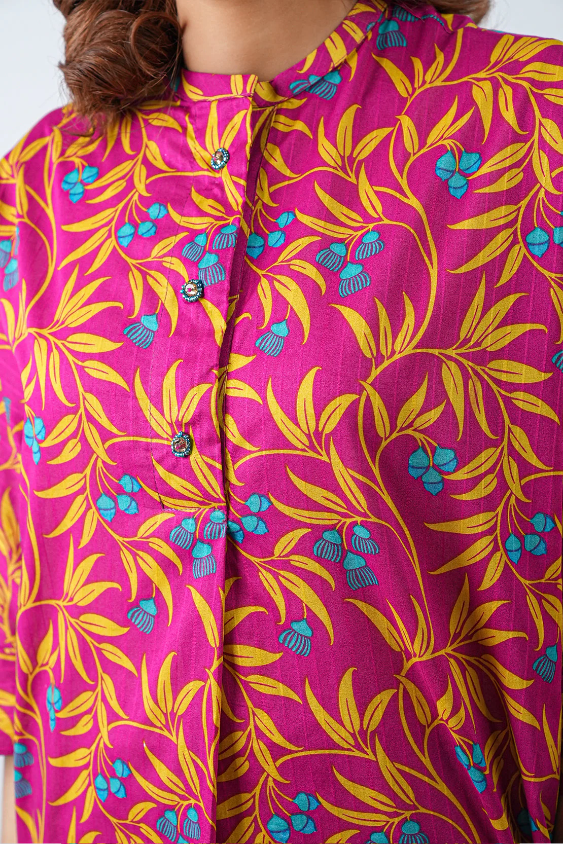 Printed Lawn Stitched Shirt - Image 5