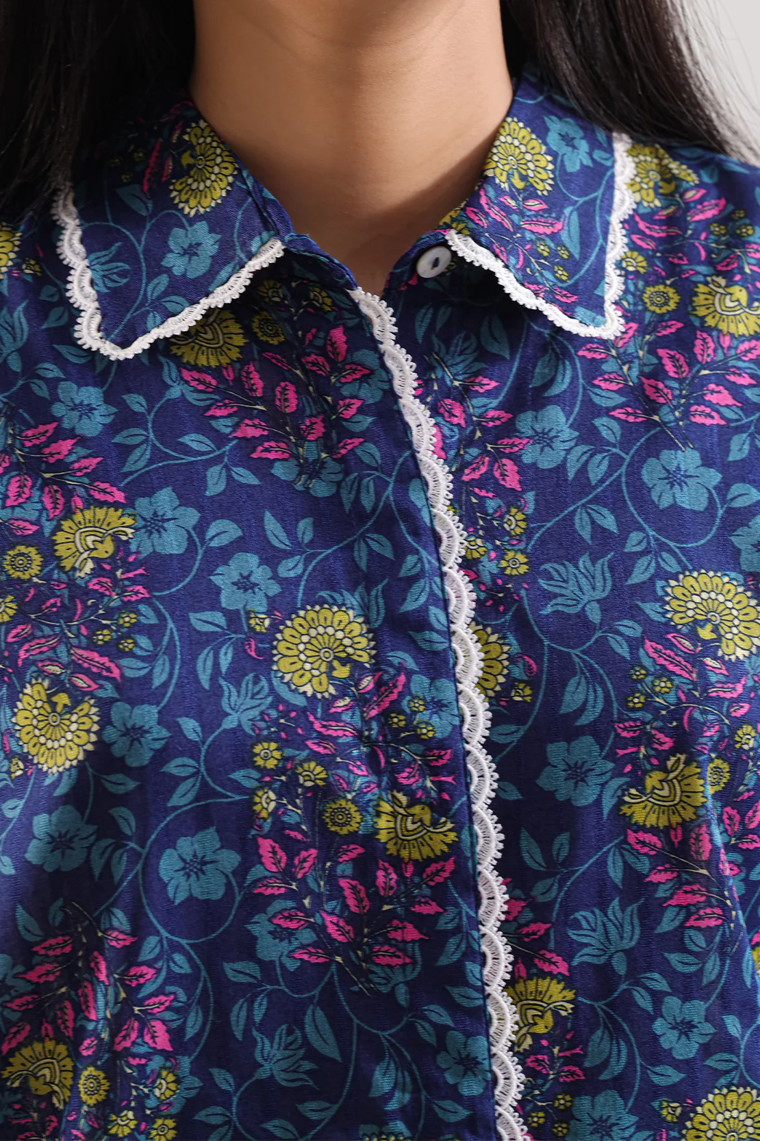 Printed Lawn Stitched Shirt - Image 4