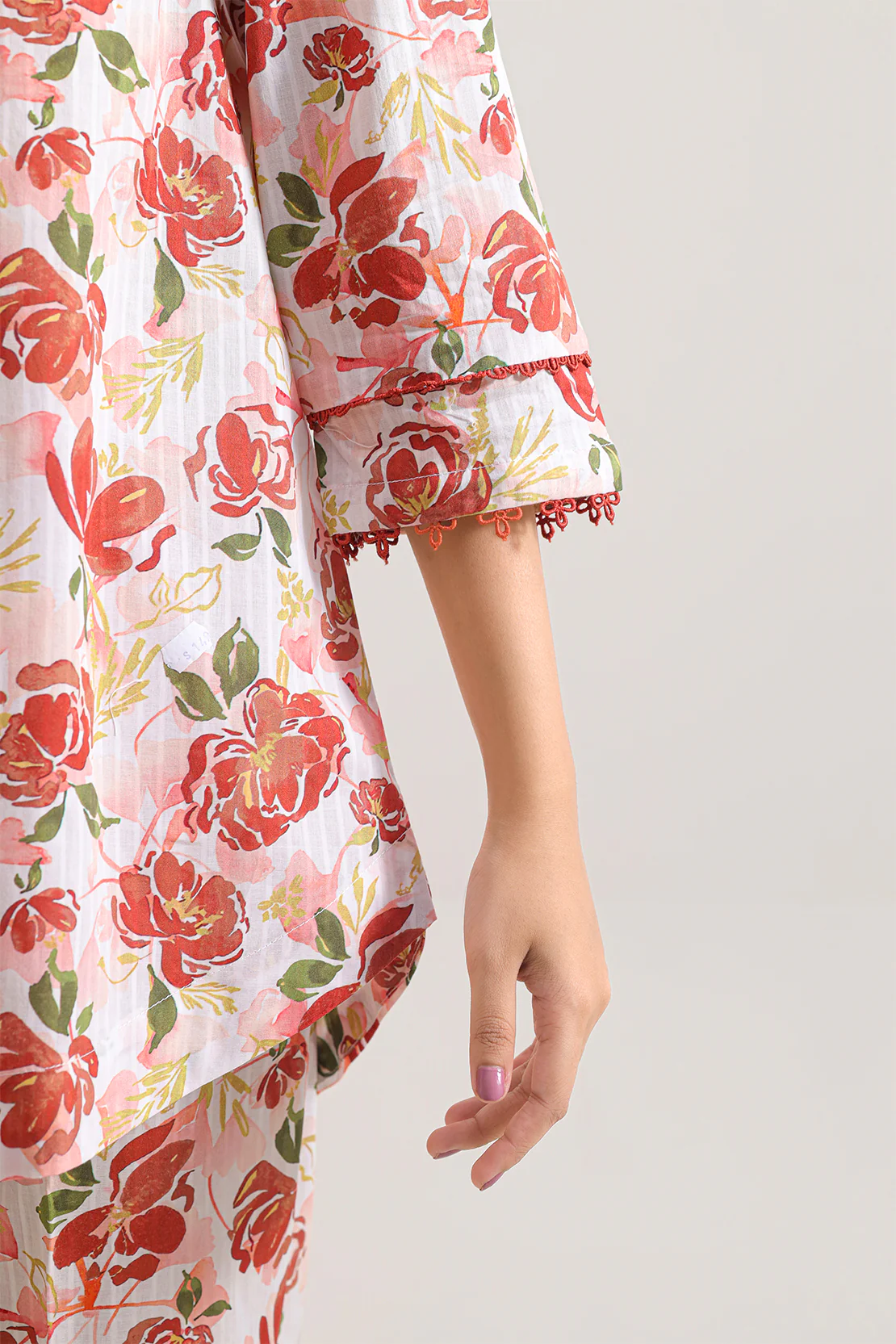 Printed Lawn Stitched Shirt - Image 5