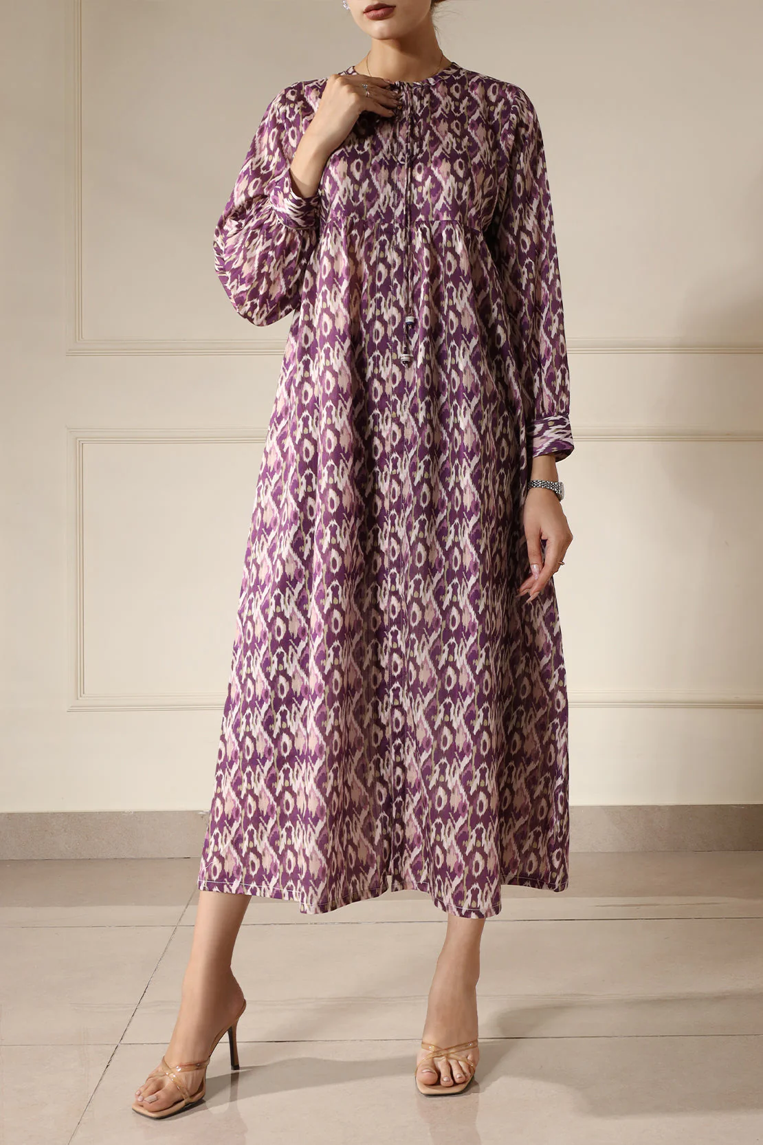 Printed Lawn Stitched Shirt - Image 2