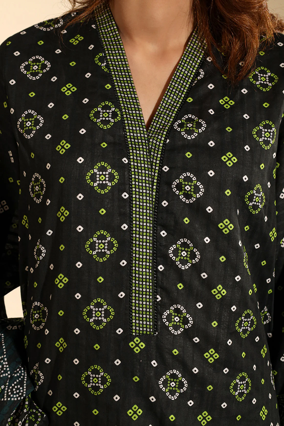 Printed Lawn Stitched Shirt - Image 7