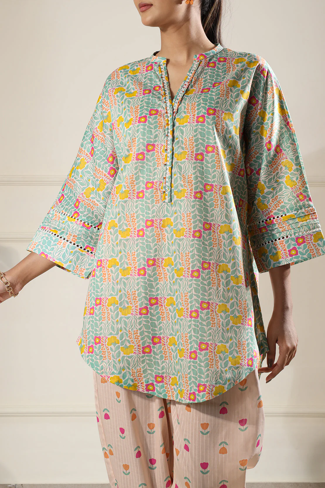 Printed Lawn Stitched Shirt - Image 5