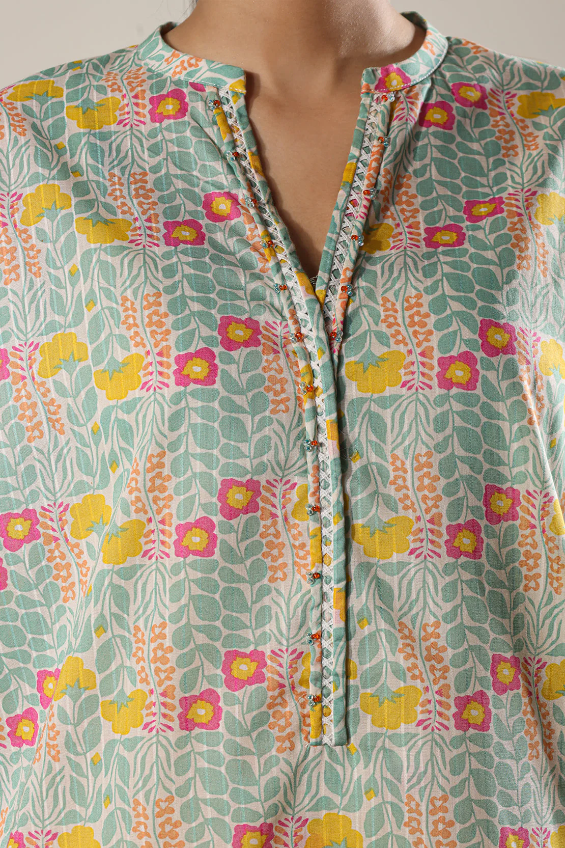 Printed Lawn Stitched Shirt - Image 7