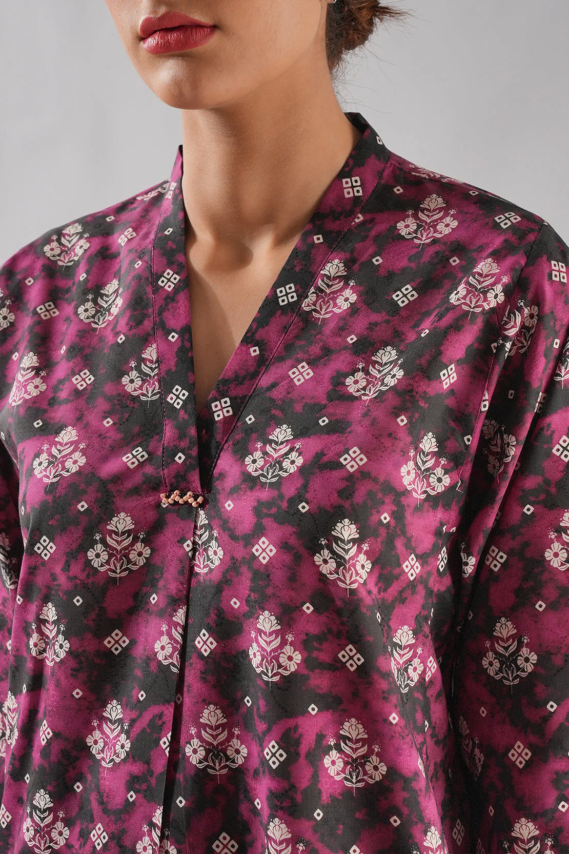 Printed Lawn Stitched Shirt - Image 6