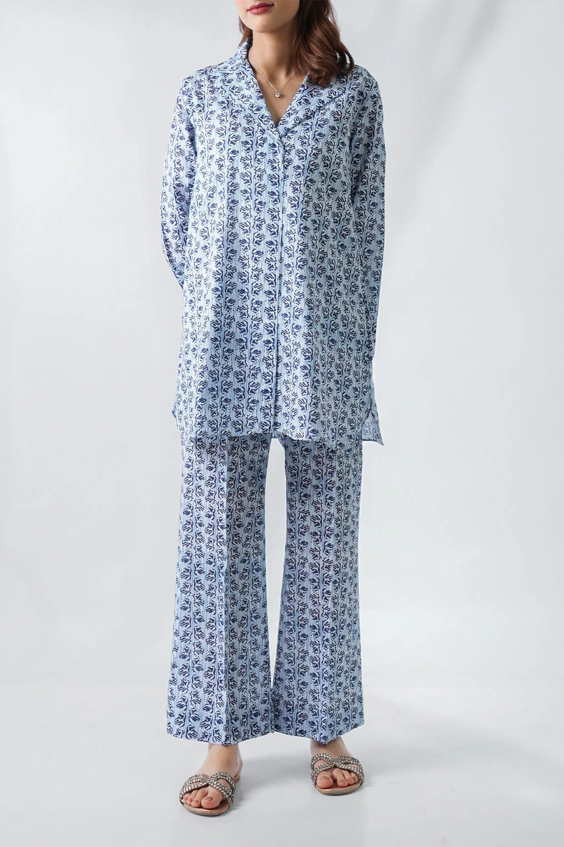 Printed Lawn Stitched Shirt - Image 2