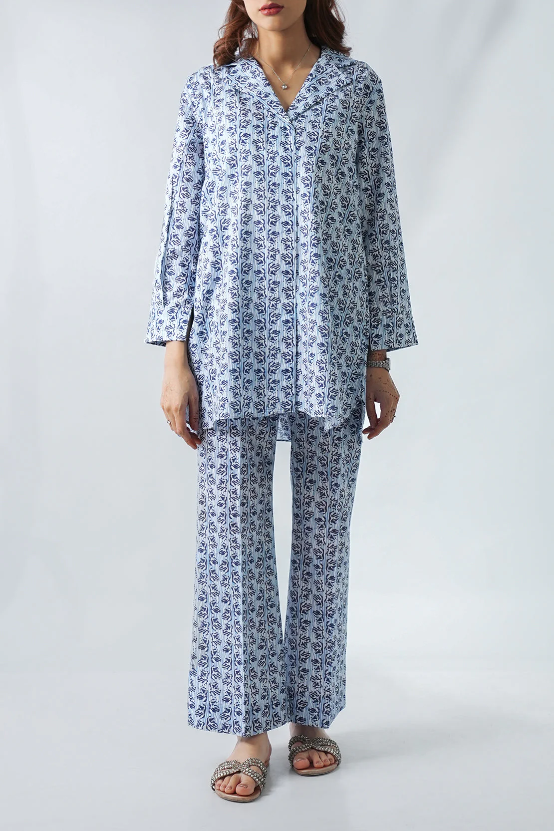 Printed Lawn Stitched Shirt - Image 3