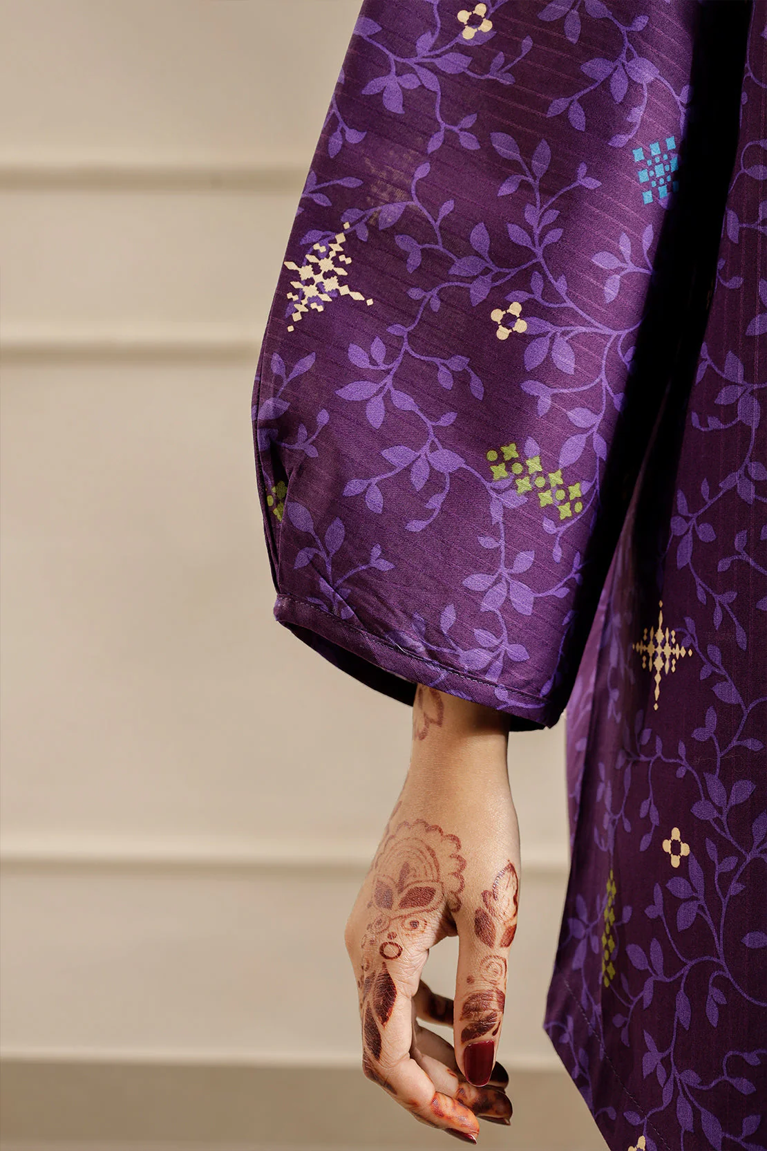Printed Lawn Stitched Shirt - Image 8