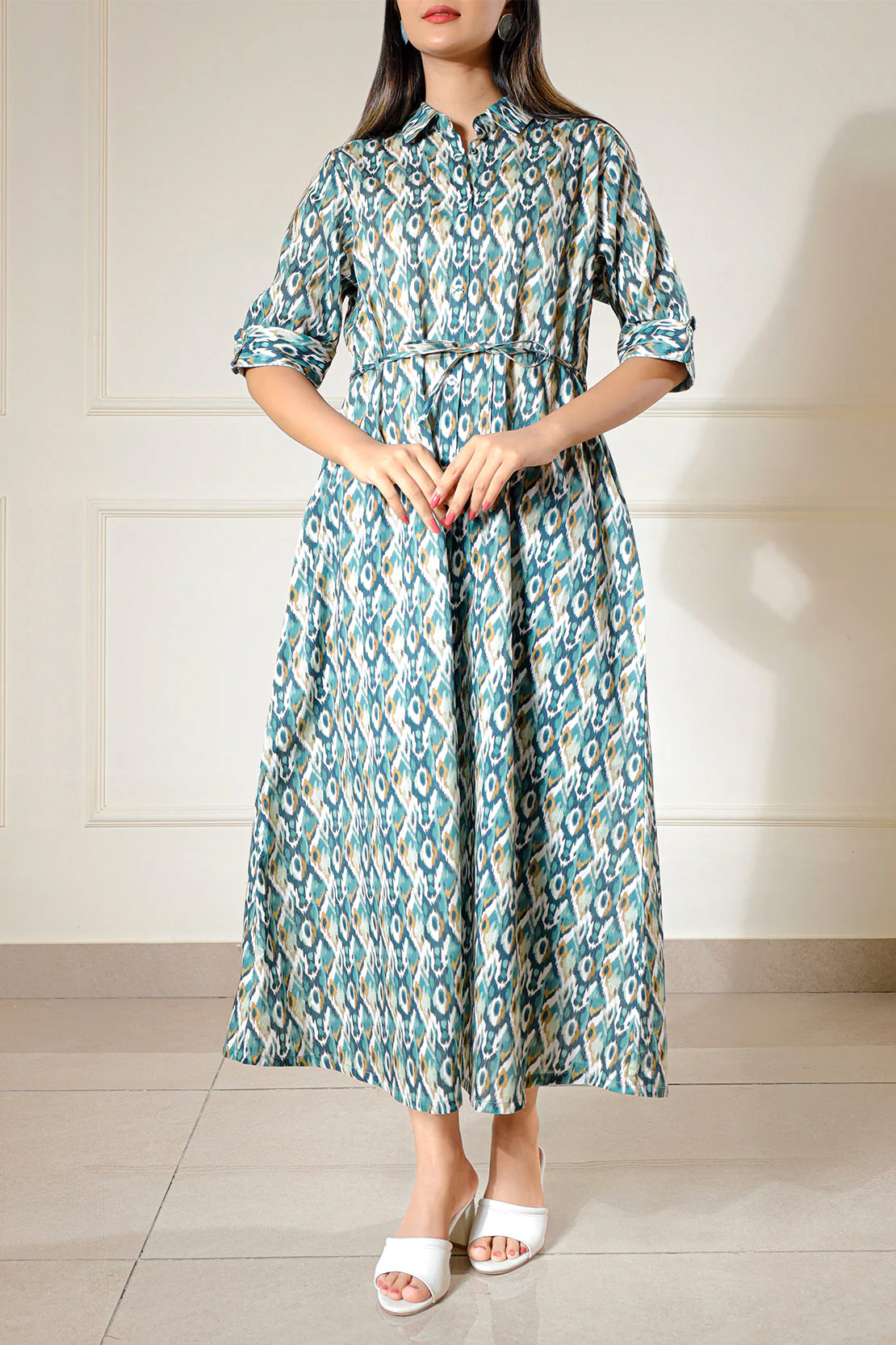 Printed Lawn Stitched Shirt - Image 2