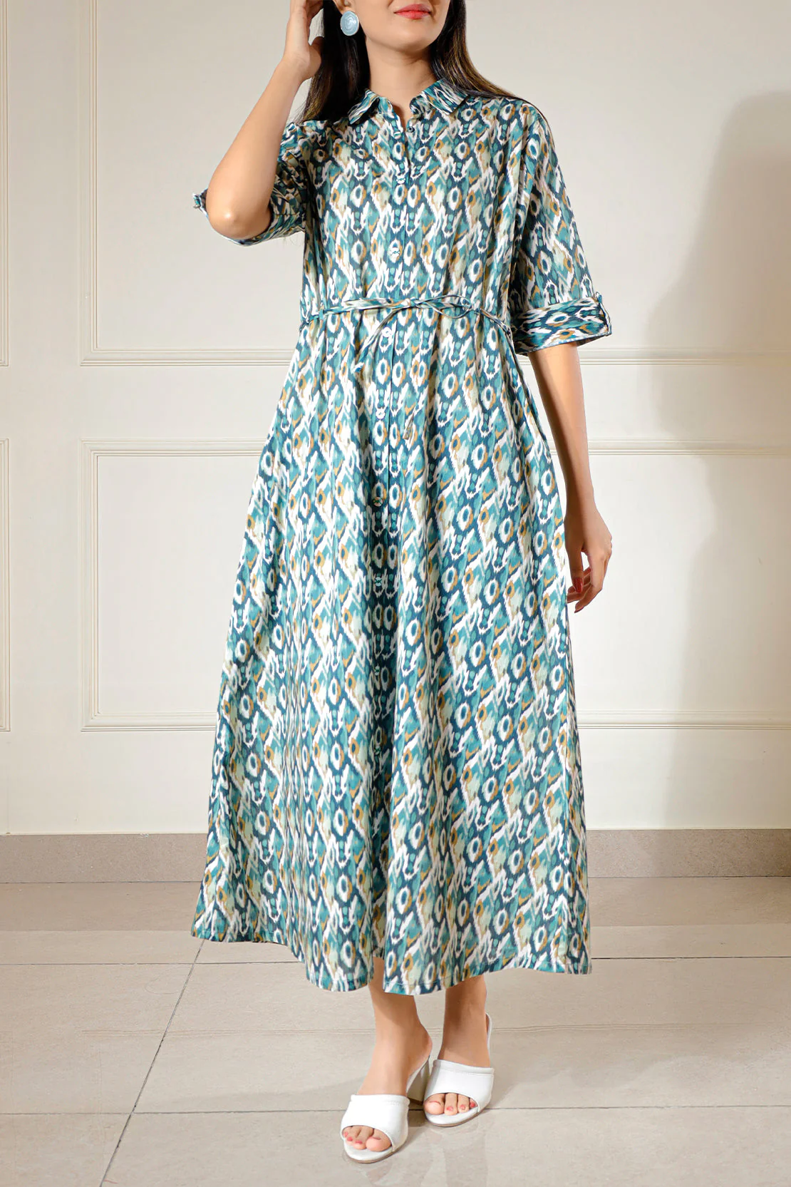 Printed Lawn Stitched Shirt - Image 3