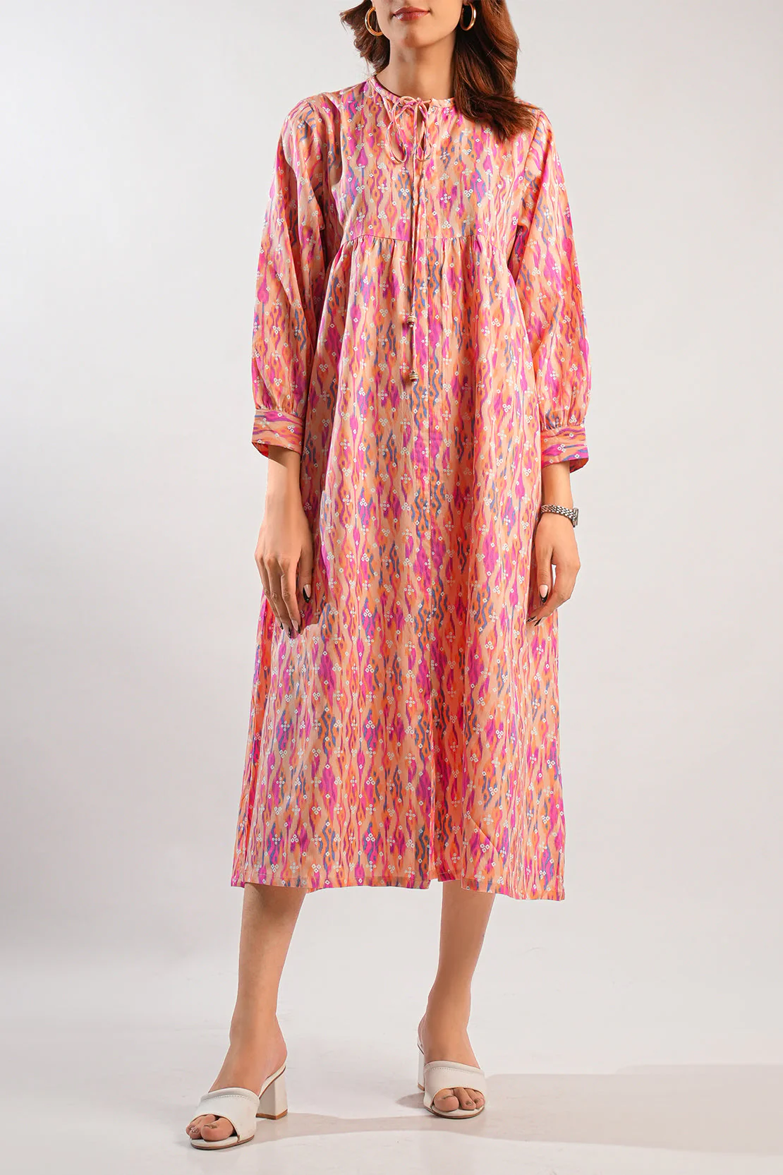Printed Lawn Stitched Shirt - Image 2