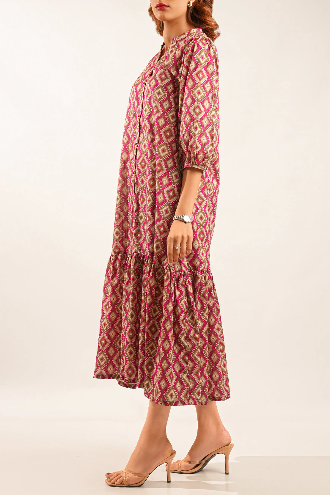 Printed Lawn Stitched Shirt - Image 3