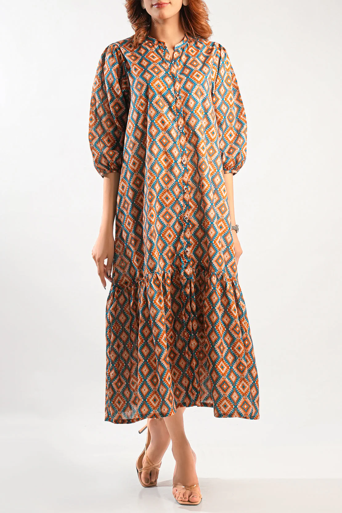 Printed Lawn Stitched Shirt - Image 2