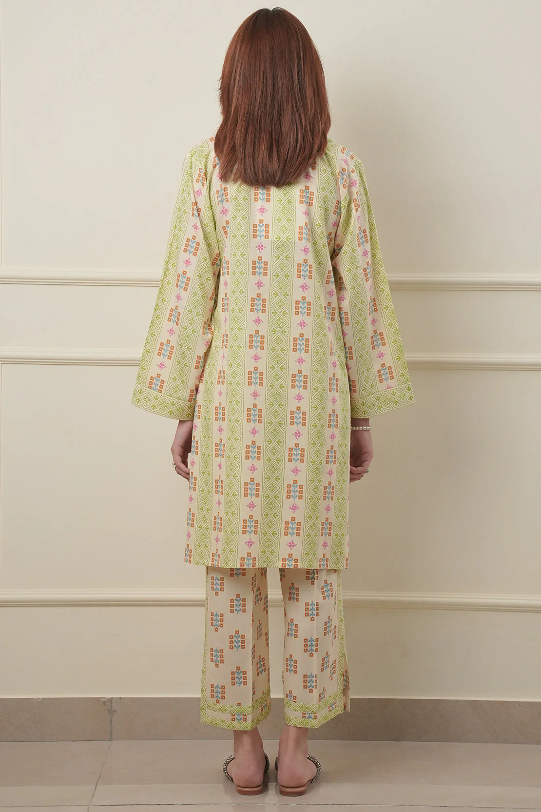 Printed Lawn Stitched Shirt - Image 5