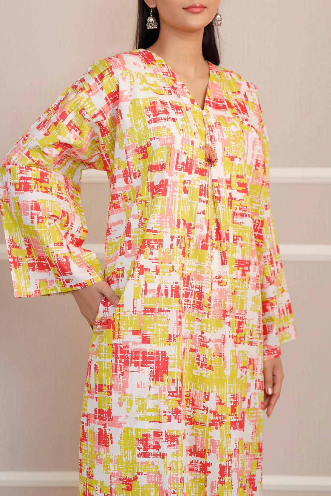 Printed Lawn Stitched Shirt - Image 6