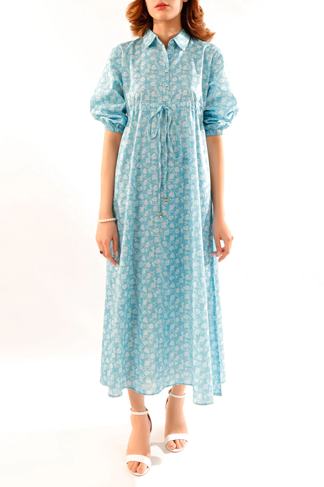 Printed Lawn Stitched Dress