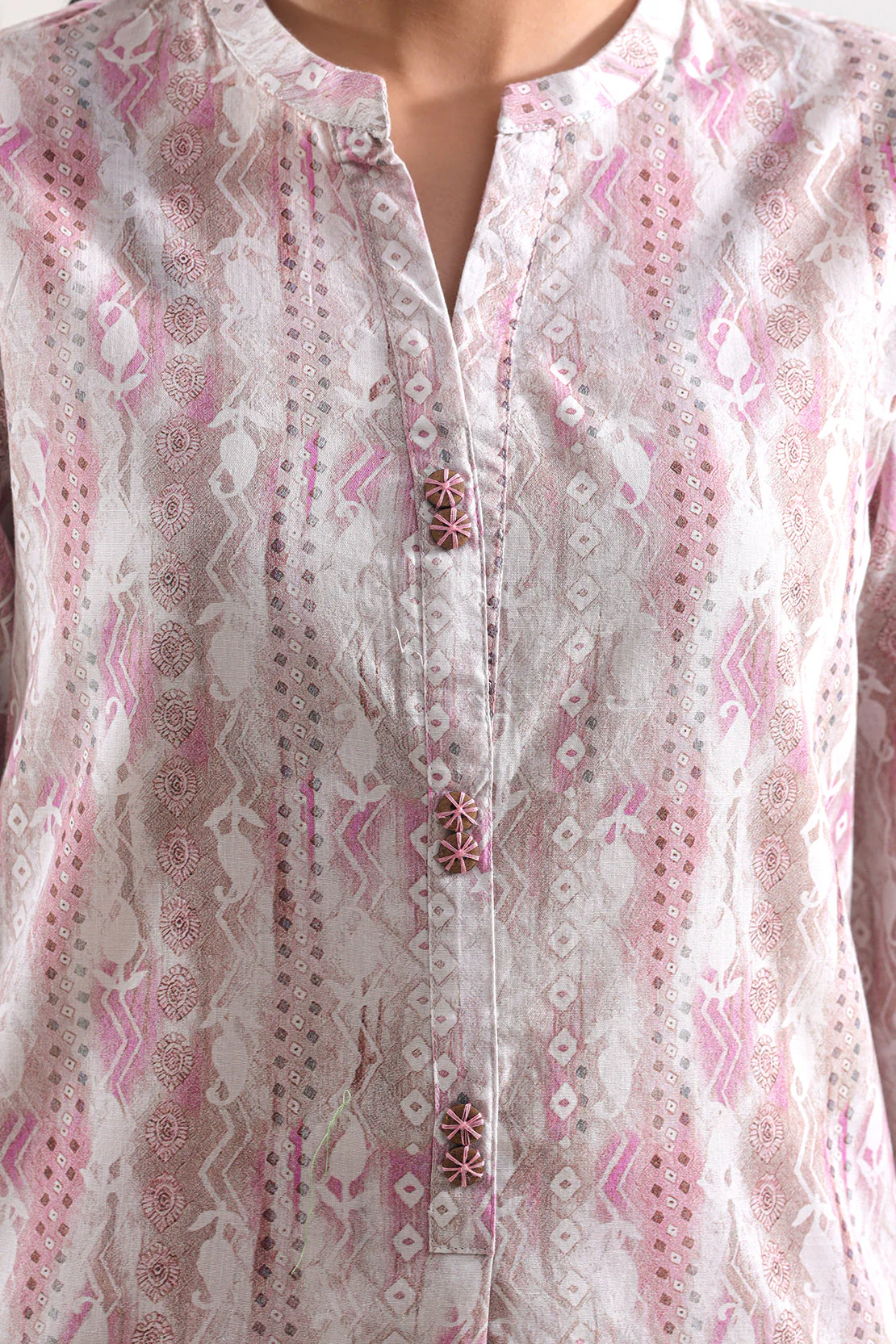 Printed Lawn Stitched Shirt - Image 5