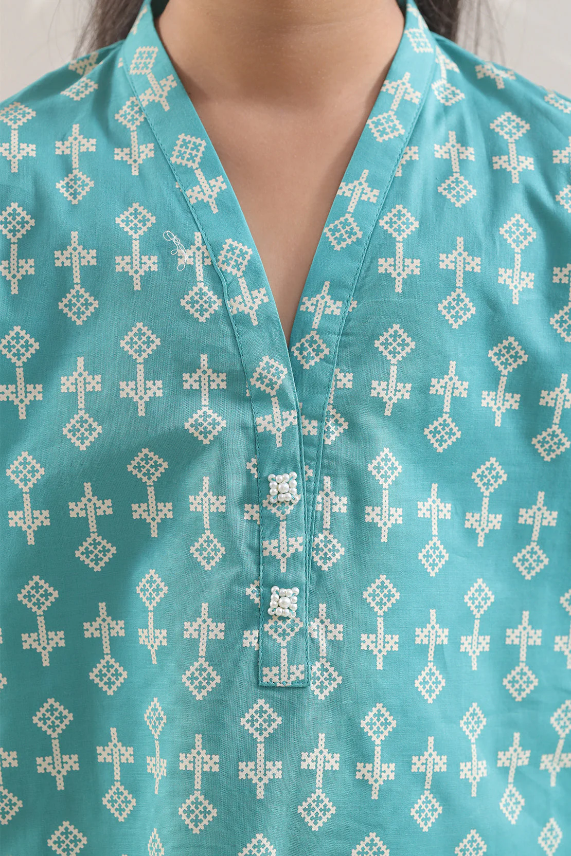 Printed Lawn Stitched Shirt/trouser For Kids - Image 3