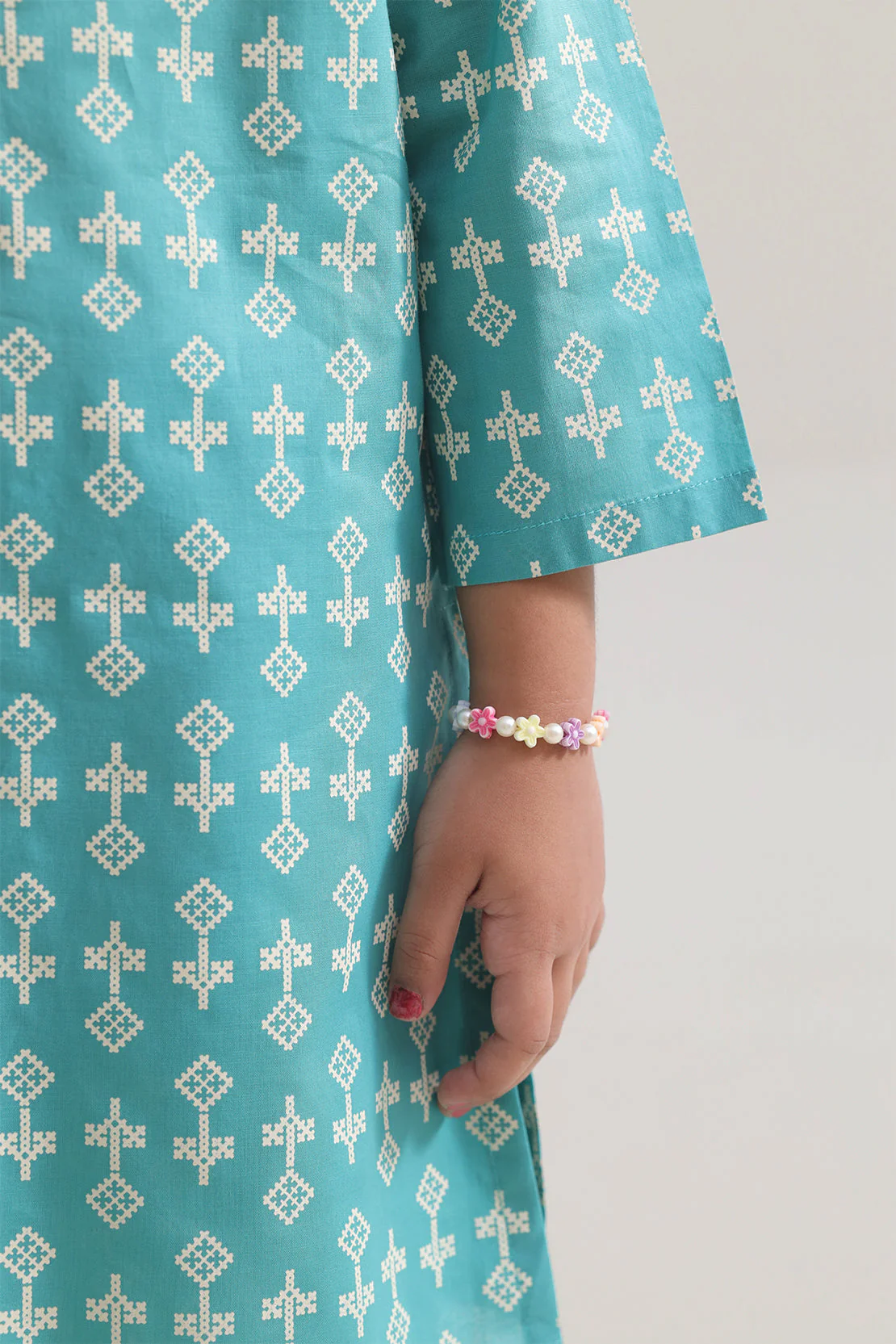 Printed Lawn Stitched Shirt/trouser For Kids - Image 4