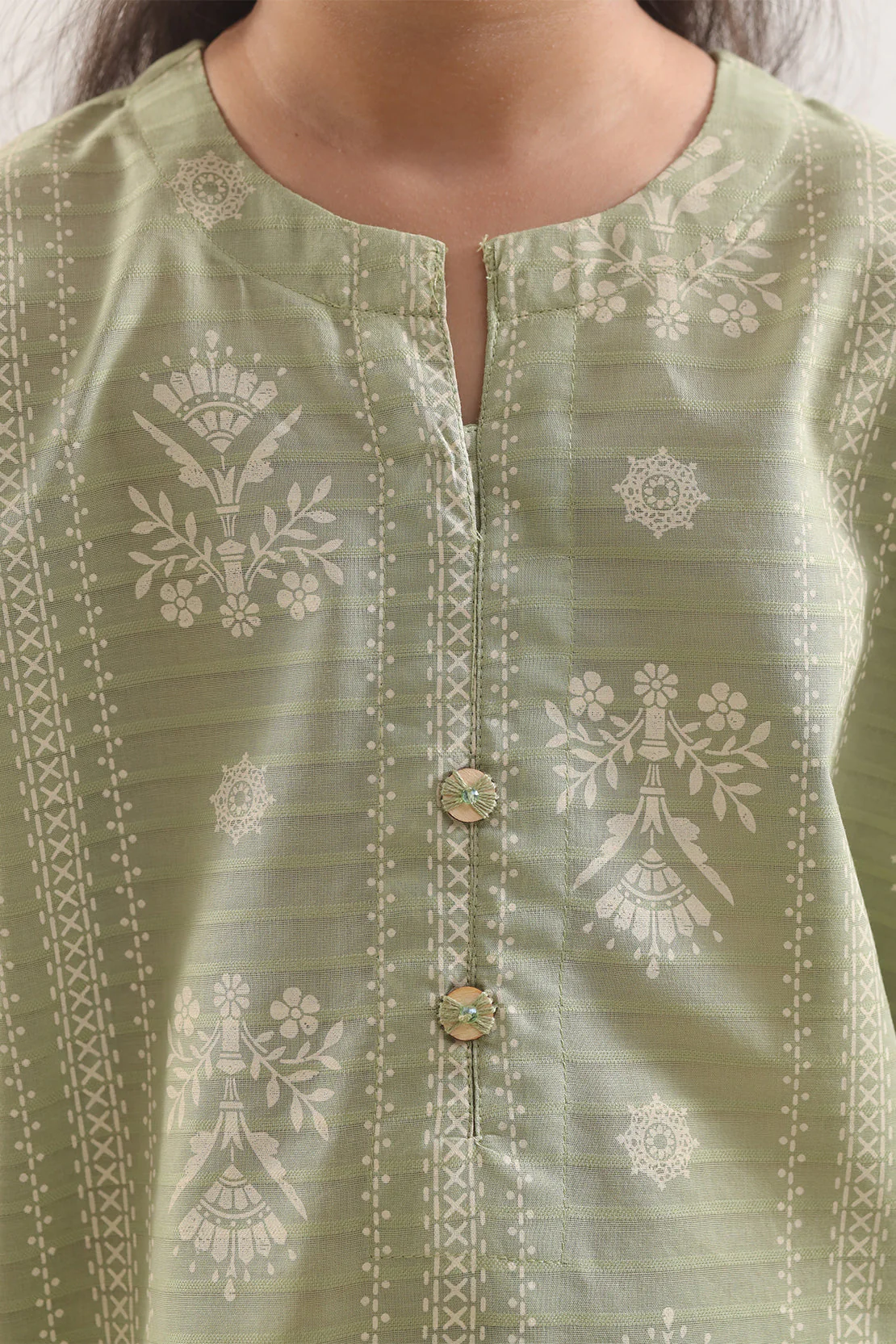 Printed Lawn Stitched Shirt/trouser For Kids - Image 3