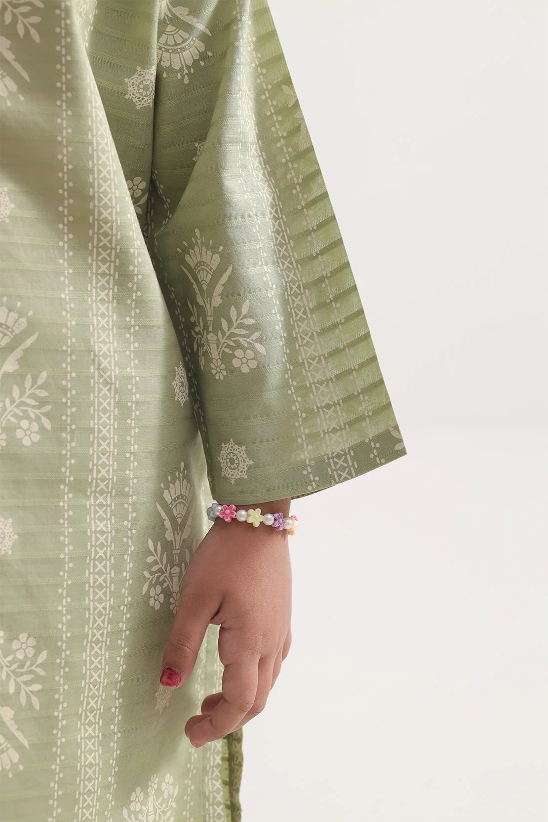 Printed Lawn Stitched Shirt/trouser For Kids - Image 4
