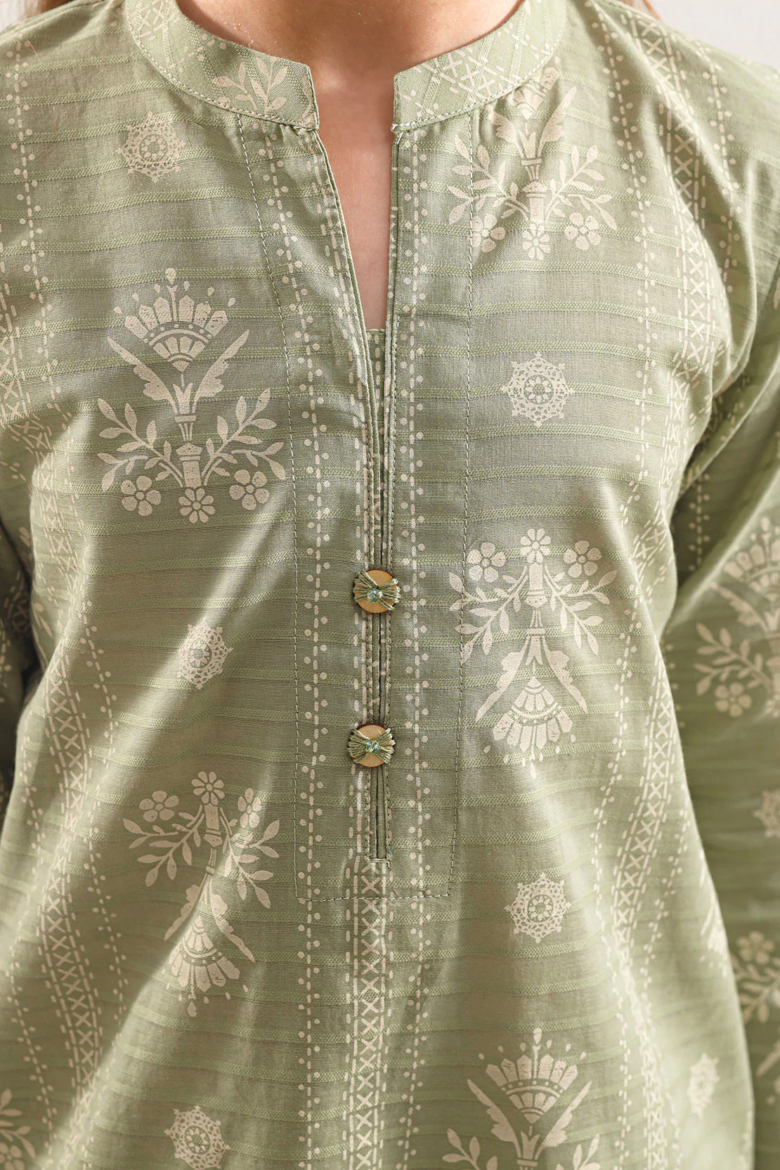 Printed Lawn Stitched Shirt/trouser For Kids - Image 4