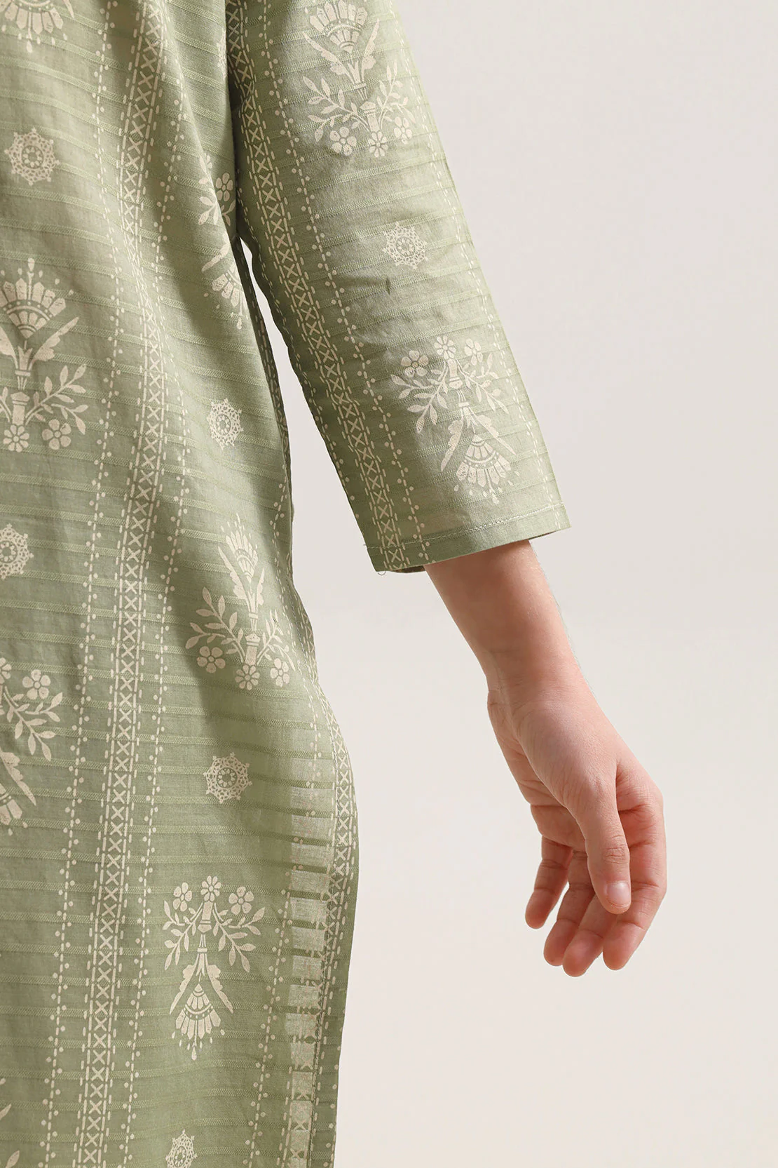 Printed Lawn Stitched Shirt/trouser For Kids - Image 5