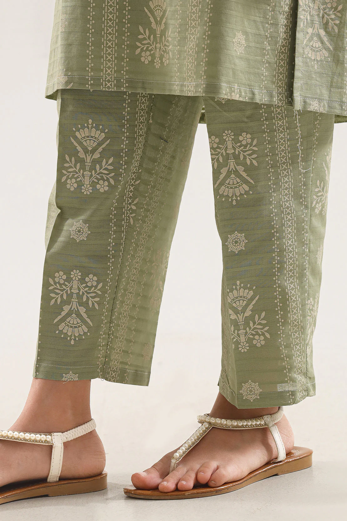 Printed Lawn Stitched Shirt/trouser For Kids - Image 6