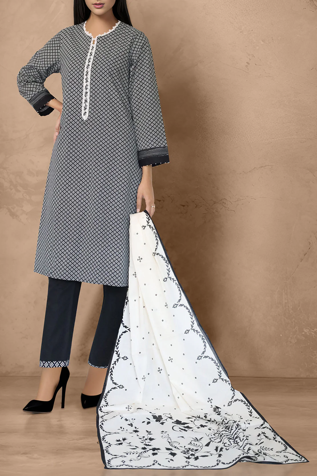Printed Lawn Stitched Shirt