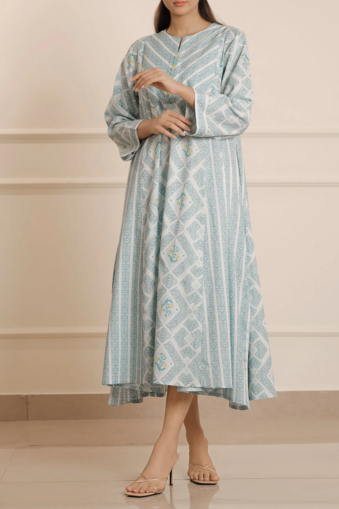 Printed Lawn Stitched Shirt - Image 7
