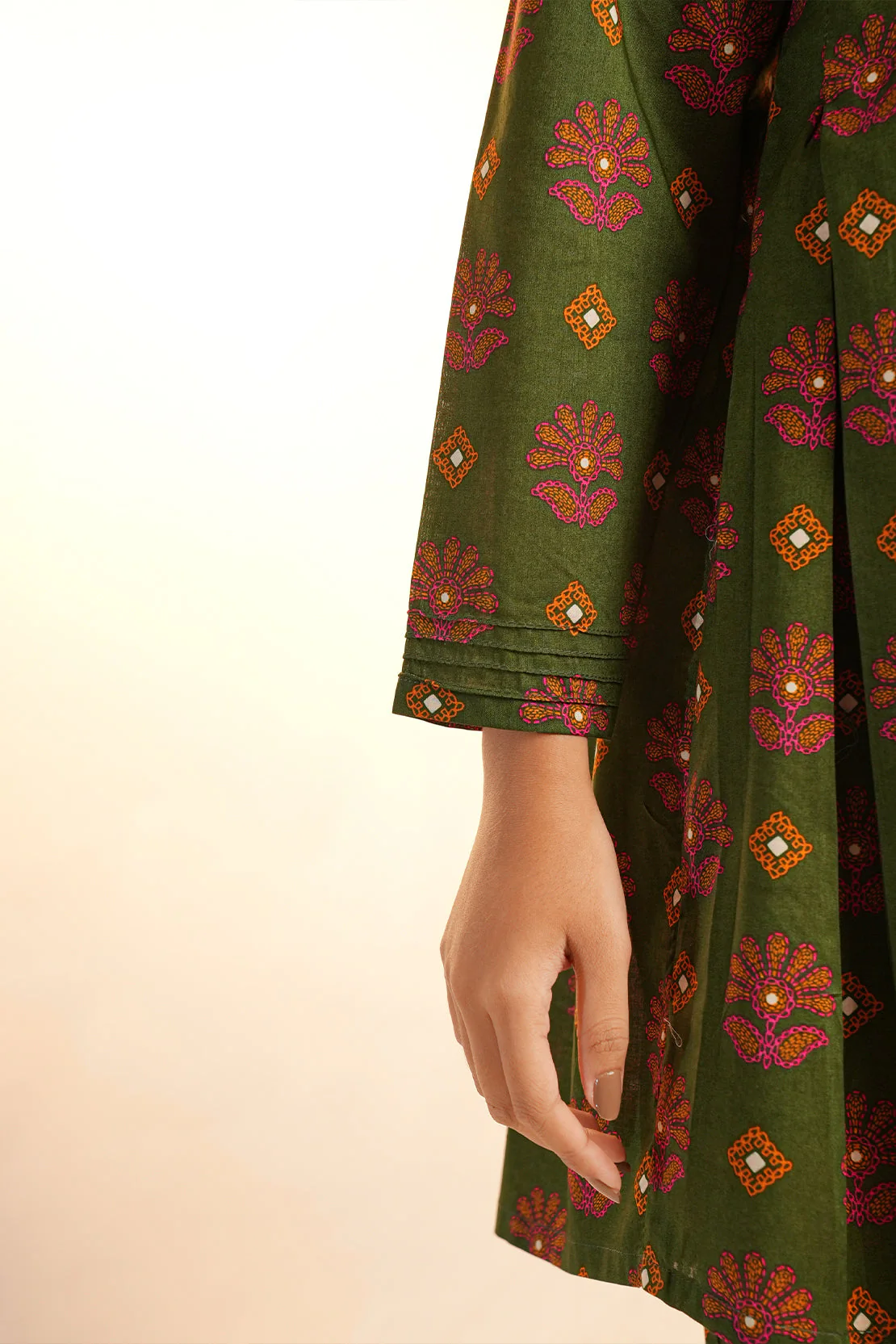 Printed Lawn Stitched Shirt - Image 6