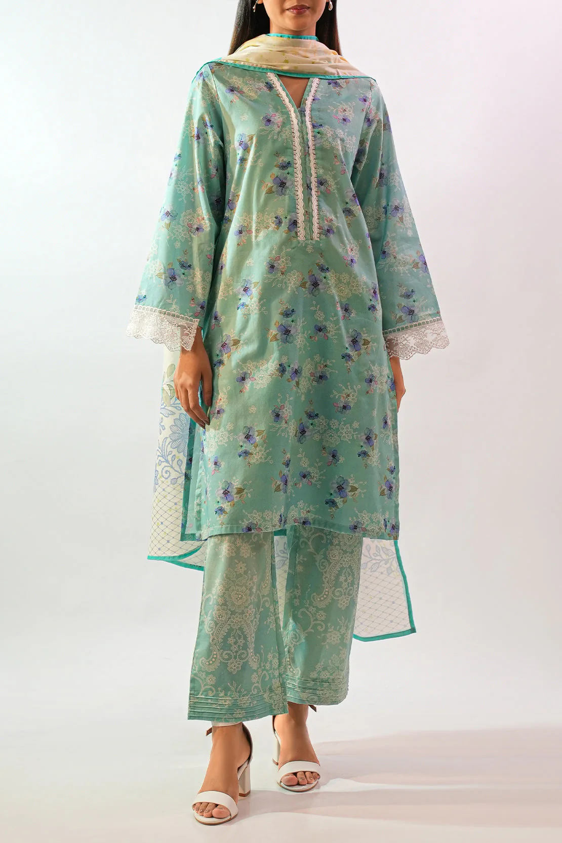 Printed Lawn Stitched Shirt