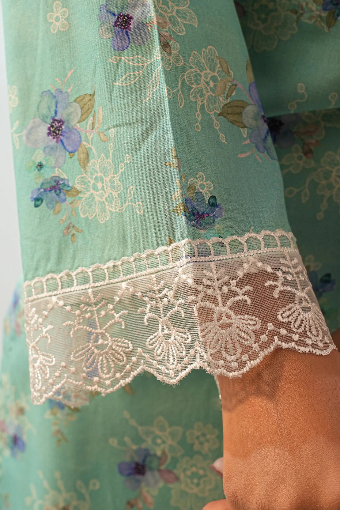 Printed Lawn Stitched Shirt - Image 8
