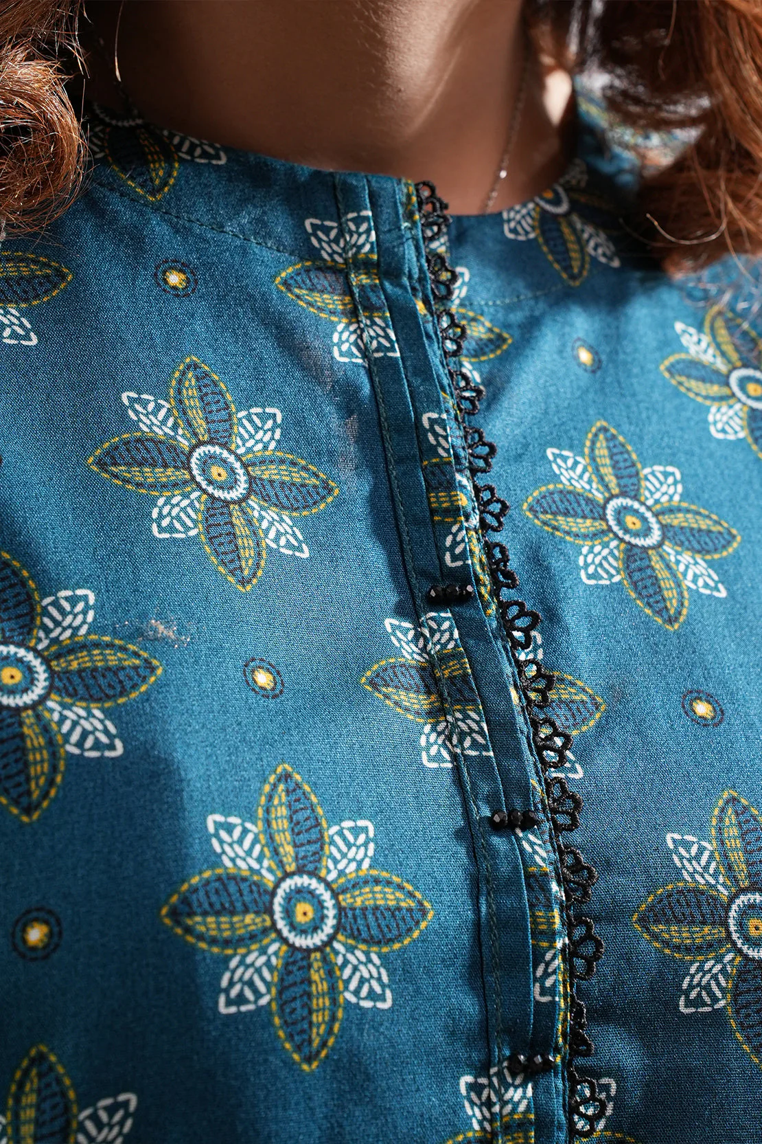 Printed Lawn Stitched Shirt - Image 7