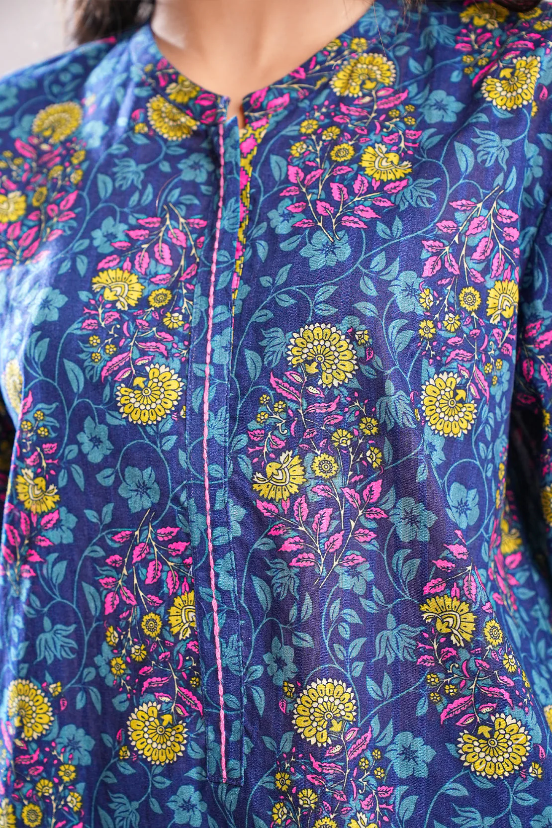 Printed Lawn Stitched Shirt - Image 5