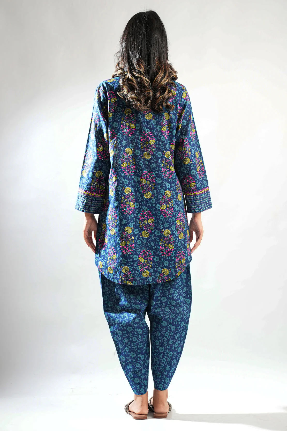 Printed Lawn Stitched Shirt - Image 7