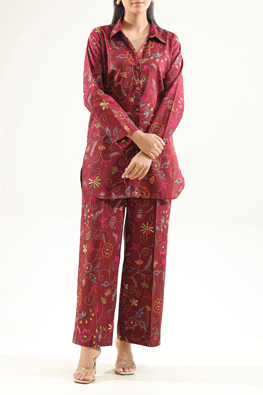 Printed Lawn Stitched Shirt