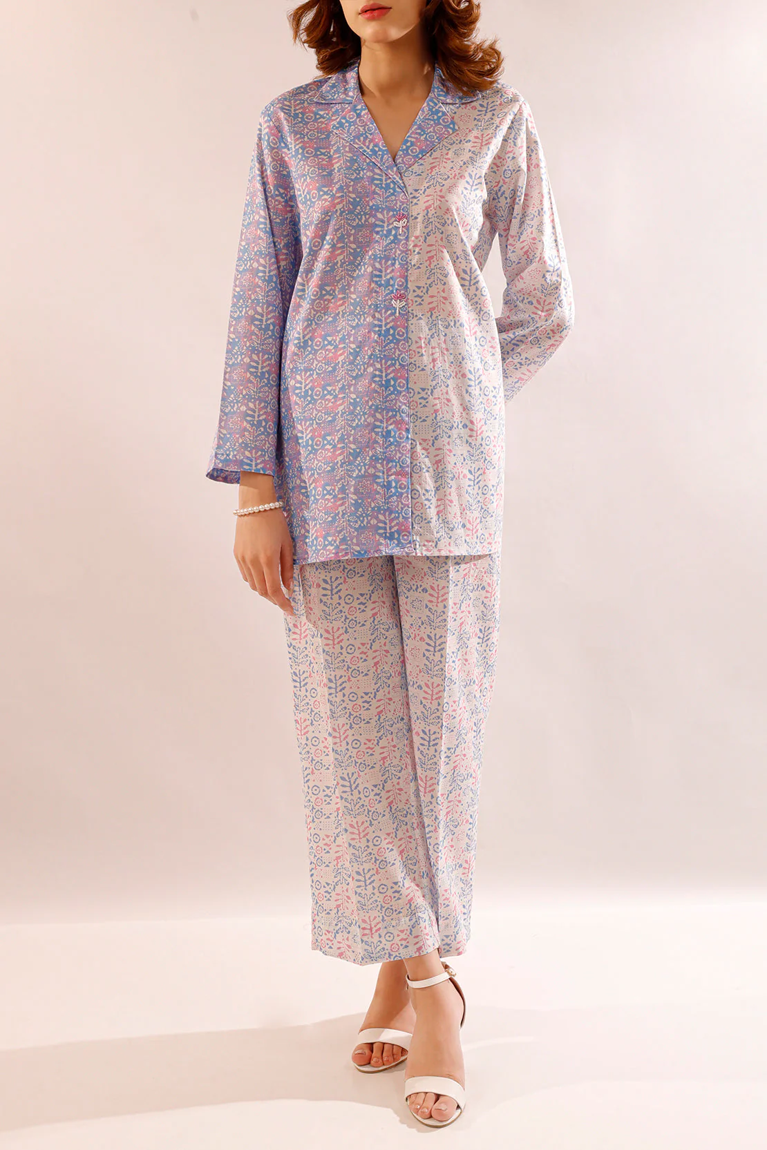 Printed Lawn Stitched Shirt - Image 3