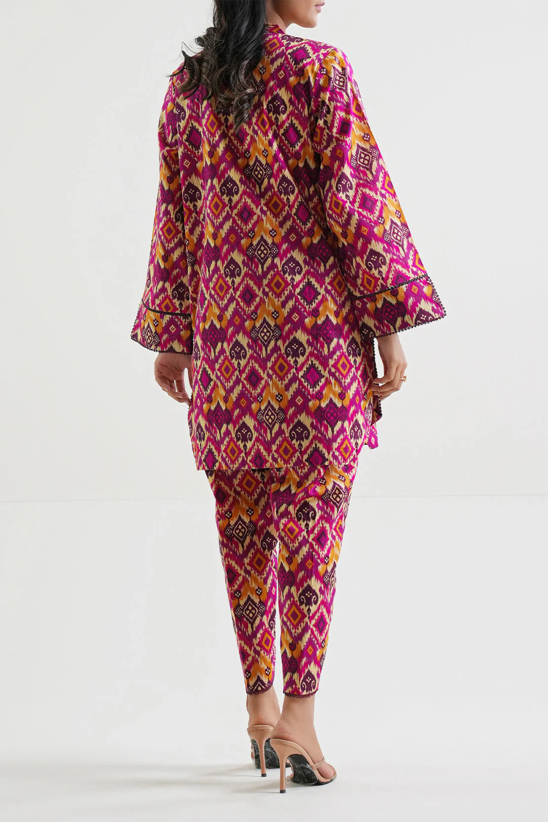 Printed Lawn Stitched Shirt - Image 5