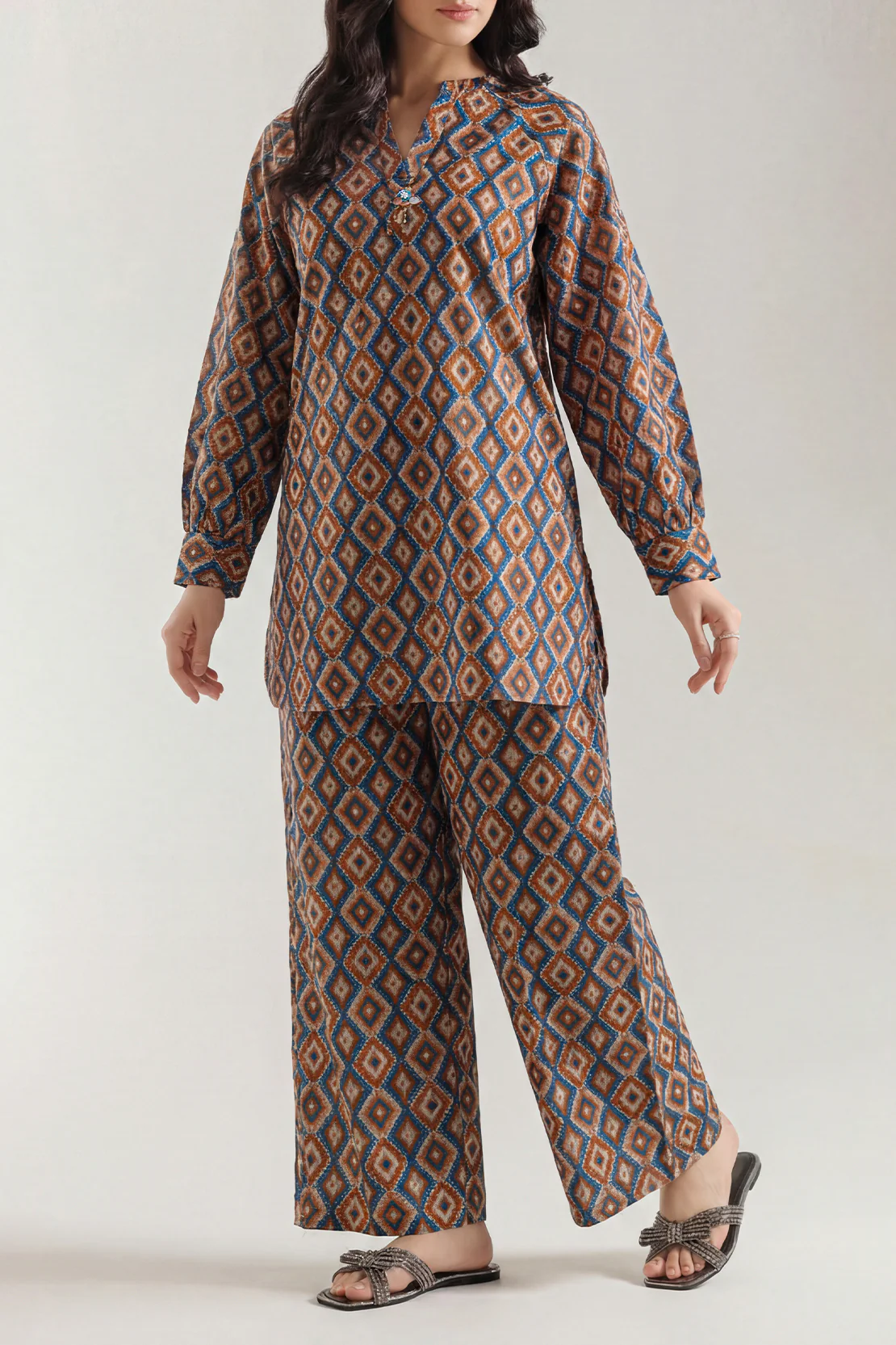Printed Lawn Stitched Shirt