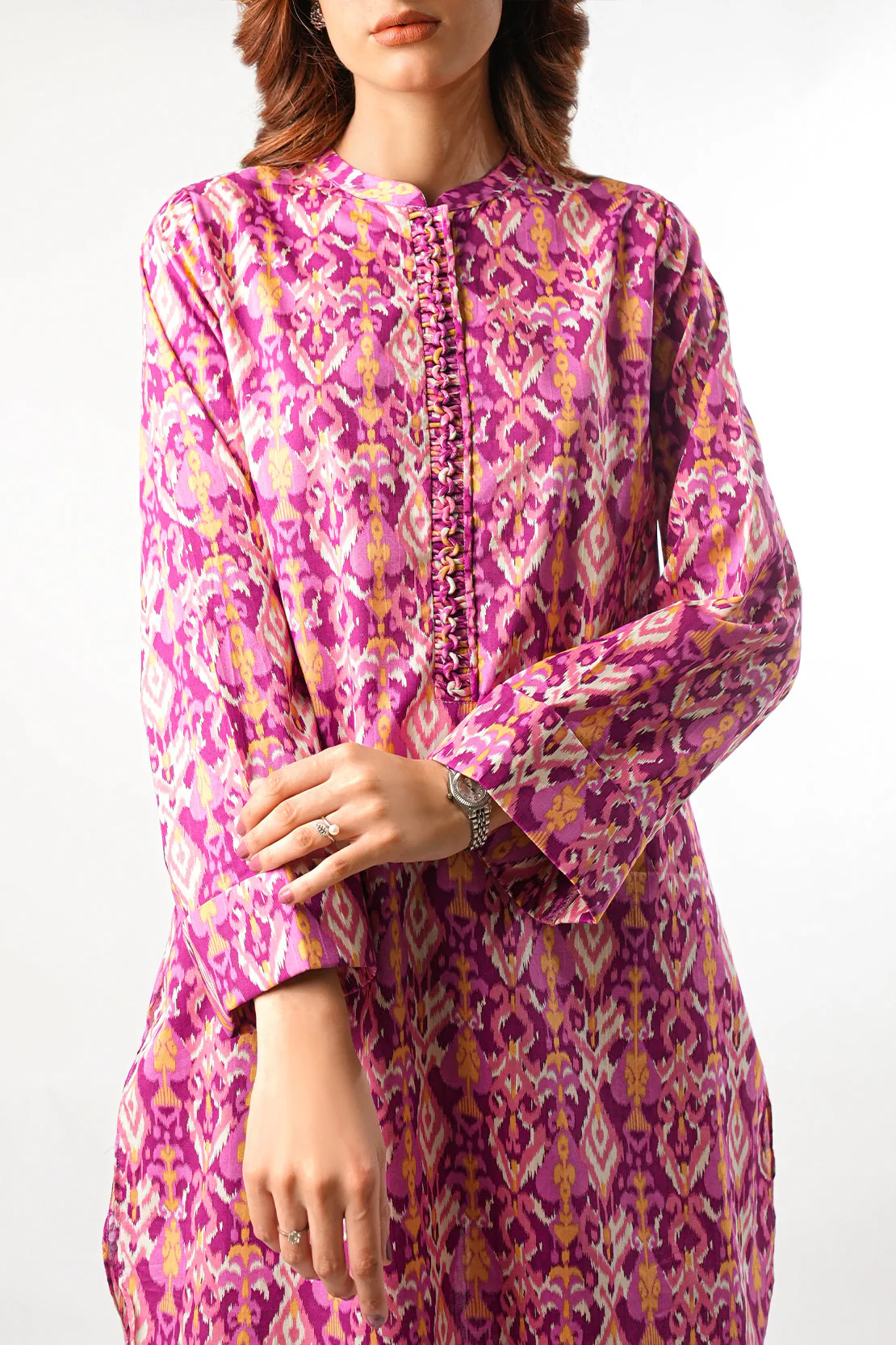 Printed Lawn Stitched Shirt - Image 5