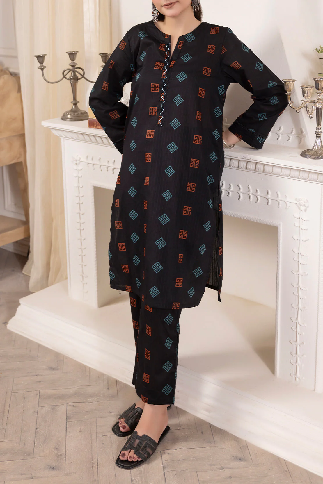 Printed Lawn Stitched Shirt