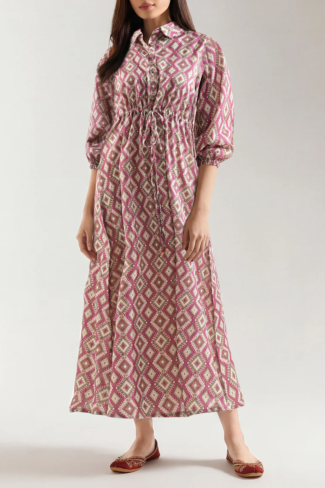Printed Lawn Stitched Dress