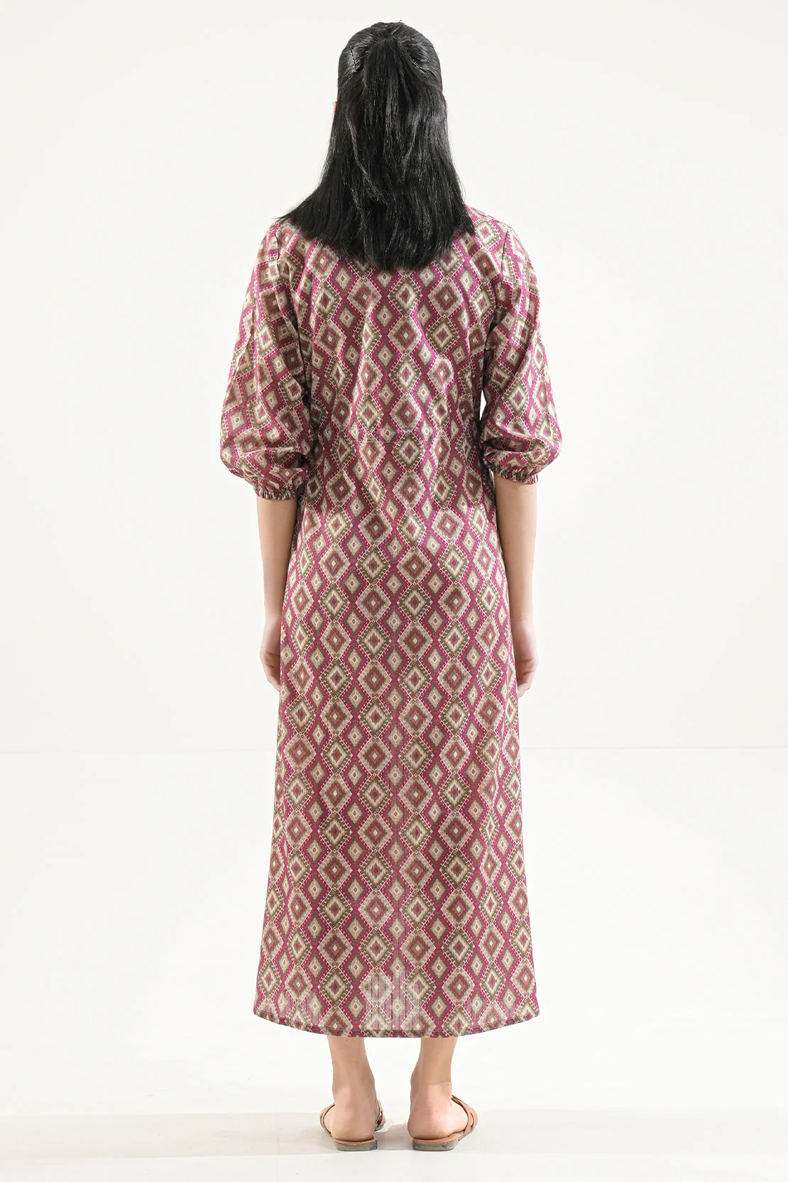 Printed Lawn Stitched Dress - Image 3
