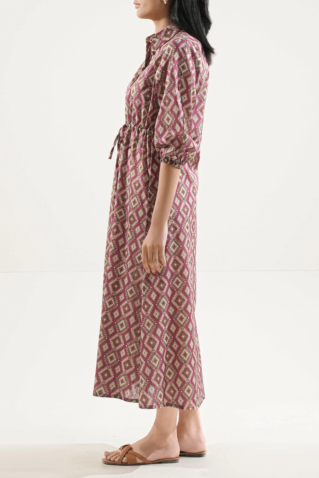 Printed Lawn Stitched Dress - Image 4