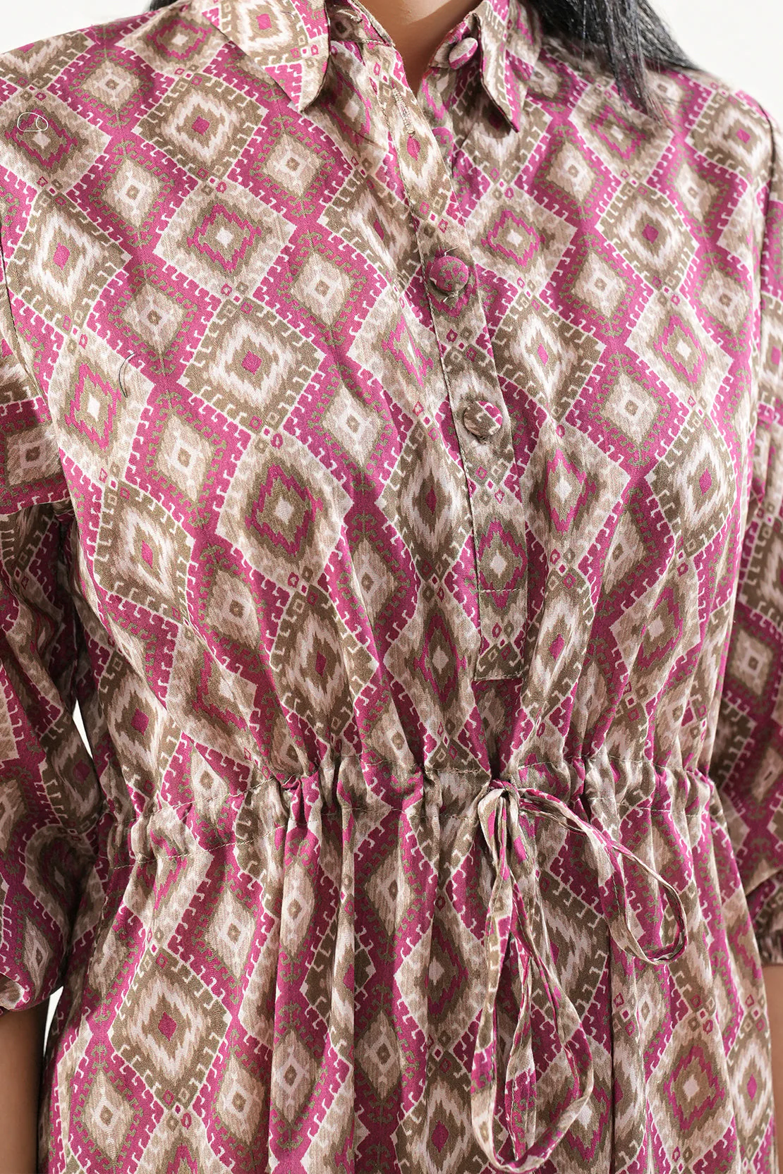 Printed Lawn Stitched Dress - Image 5