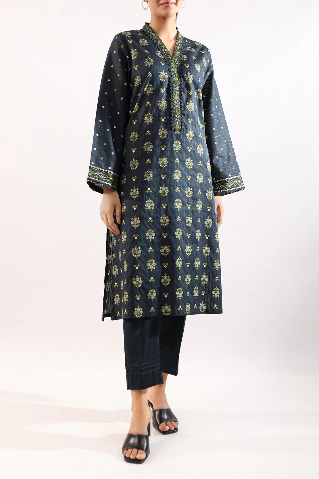 Printed Lawn Stitched Shirt