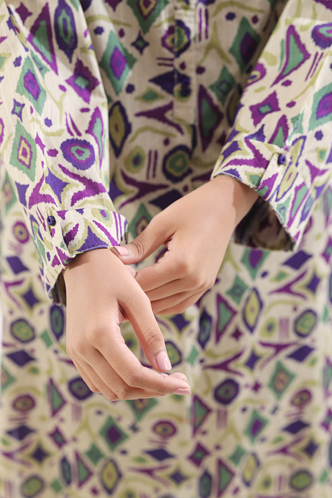 Printed Lawn Stitched Shirt - Image 5